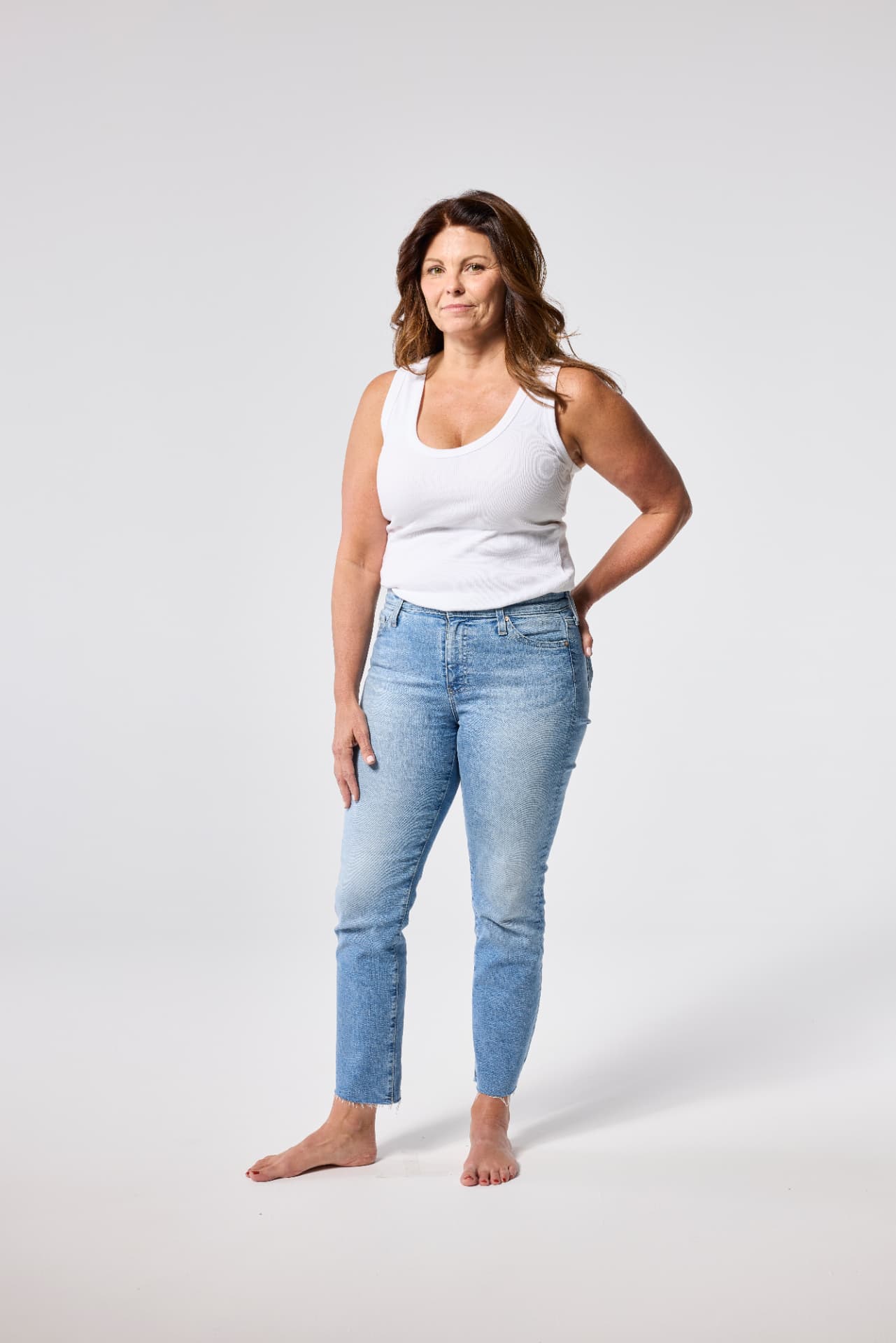 Kari before her goGLOW tan